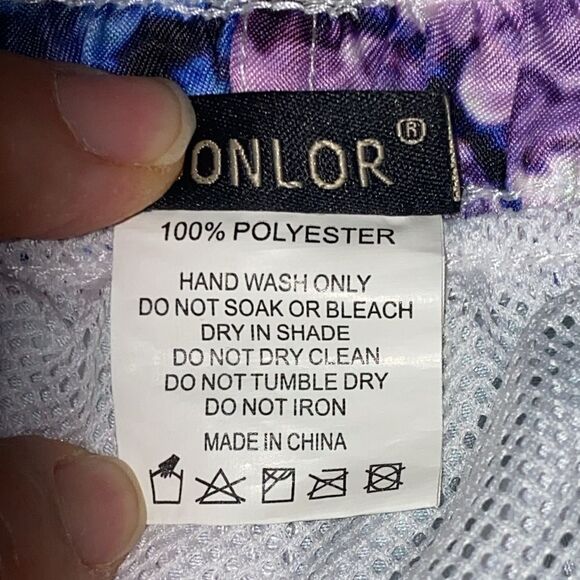 Bonlor Mens Swim Trunks Fish Scale Board Shorts Mesh Lining Beach Swim Shorts - Picture 7 of 16